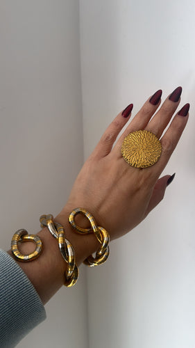 Bracelet gold & silver