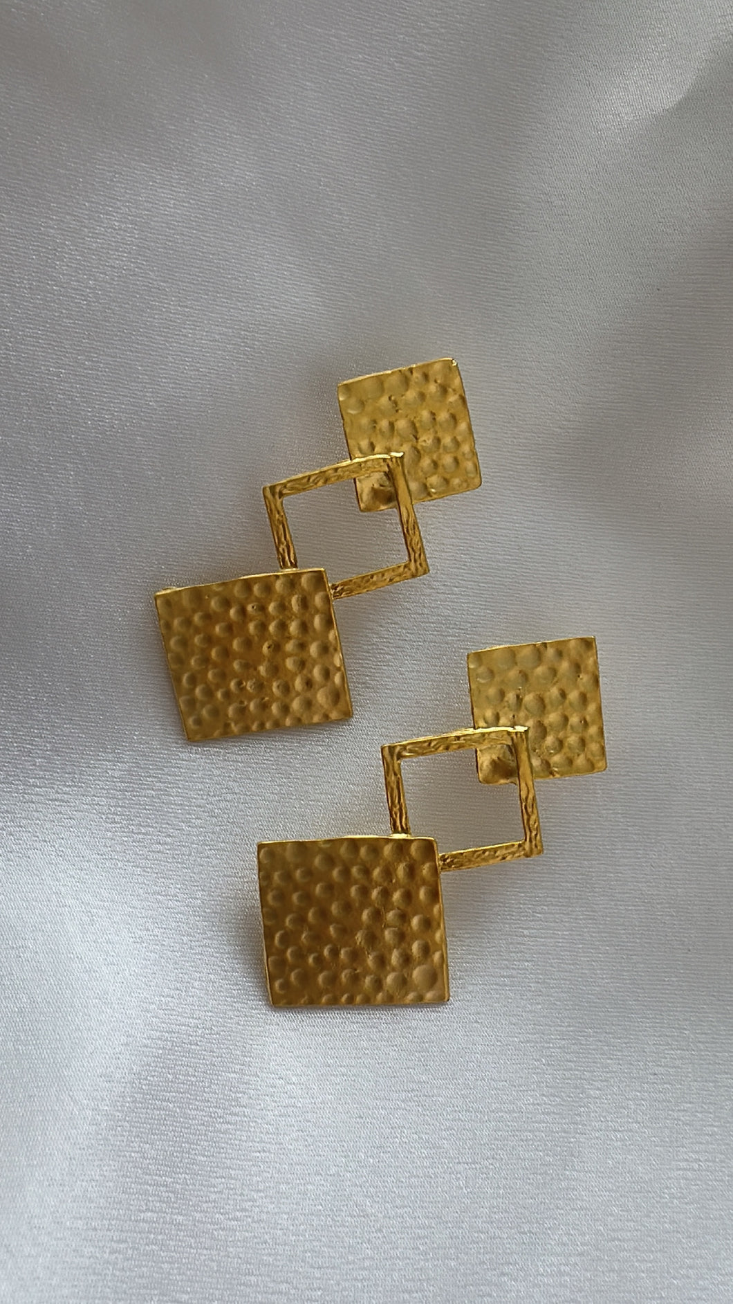 Triangles squares earrings