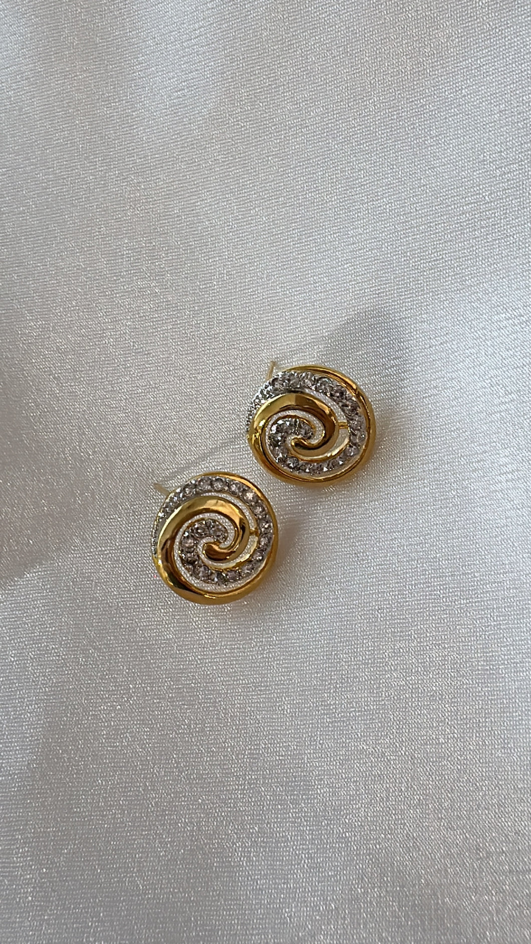 Earrings shine circle