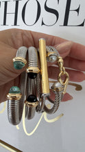 Load image into Gallery viewer, Black stone bangle