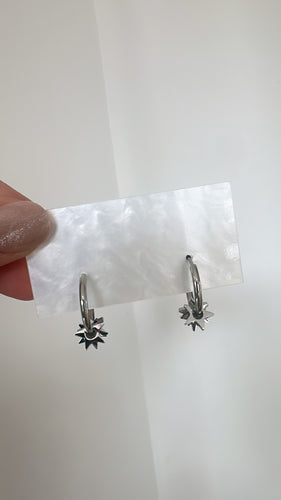 Stars earrings hoops