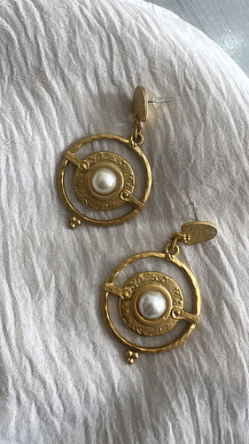 Earrings mate & pearl