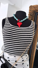 Load image into Gallery viewer, Red heart necklace