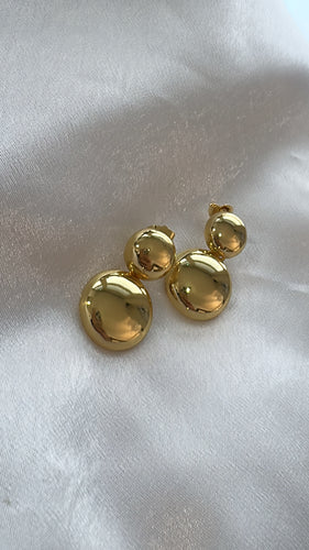2 circles earrings