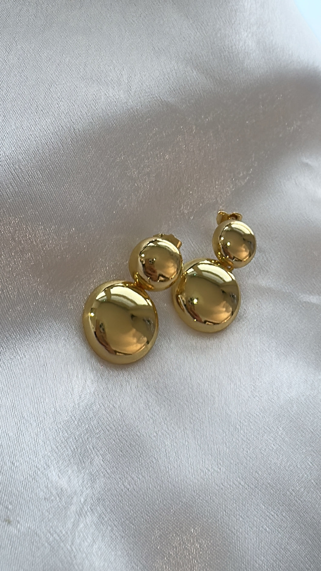 2 circles earrings