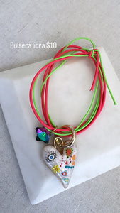 Bracelet licra heart