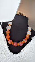 Load image into Gallery viewer, Orange multi necklace