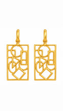 Load image into Gallery viewer, Square earrings gols