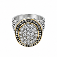 Load image into Gallery viewer, Oval shine ring