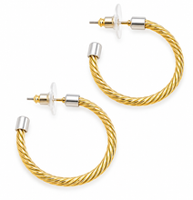 Load image into Gallery viewer, Hoops gold &amp; silver