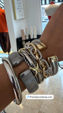 Load image into Gallery viewer, Bracelet elastic gold &amp; silver