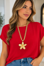 Load image into Gallery viewer, Long necklace flower