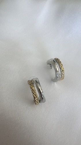 Hoops gold & silver
