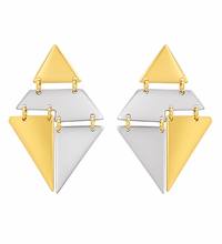 Load image into Gallery viewer, Triangles earrings