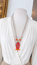Load image into Gallery viewer, Porcelain fish necklace