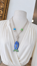Load image into Gallery viewer, Porcelain fish necklace