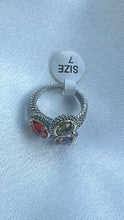Load image into Gallery viewer, Ring silver &amp; colors
