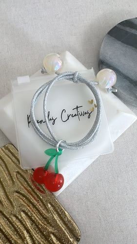 Cherry bracelet licra