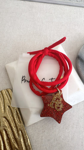 Licra bracelet stars & faith