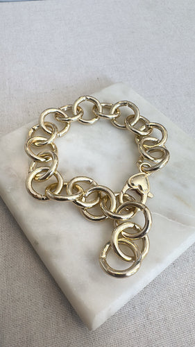 Chain bracelet gold