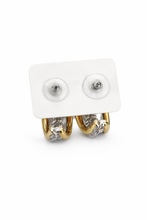 Load image into Gallery viewer, Two tones earrings
