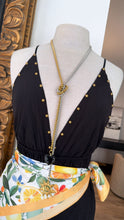 Load image into Gallery viewer, Lariat heart black &amp; sun