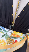 Load image into Gallery viewer, Lariat heart black &amp; sun