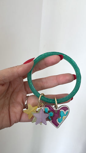 Turquoise green bracelet