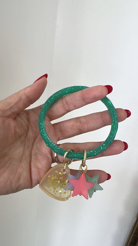 Turquoise green bracelet