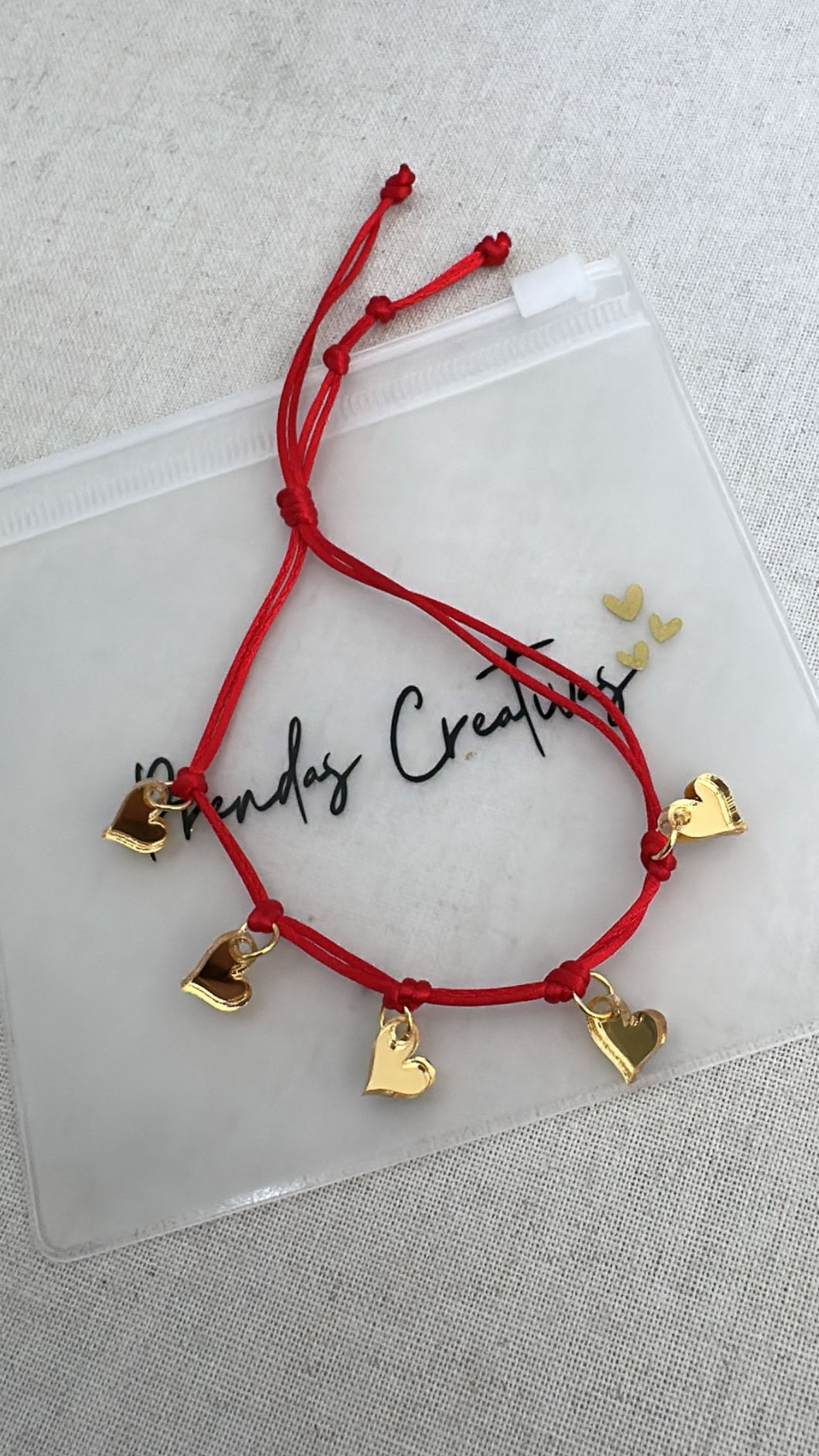 5 hearts bracelet