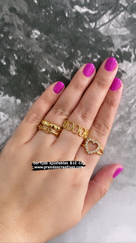 Rings adjustable